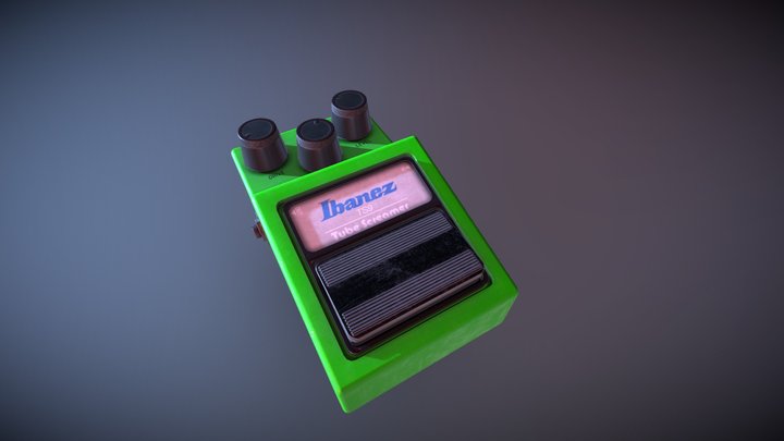 TS9 Tube Screamer 3D Model