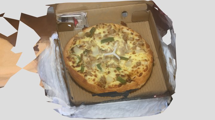 Pizza in a box 3D Model