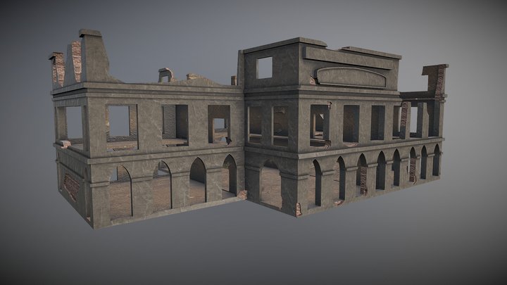 An Old Building 3D Model