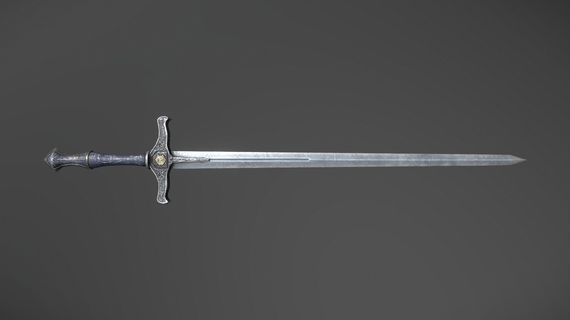 Anri's Straight Sword - 3D model by Austin (@augustkriv) .