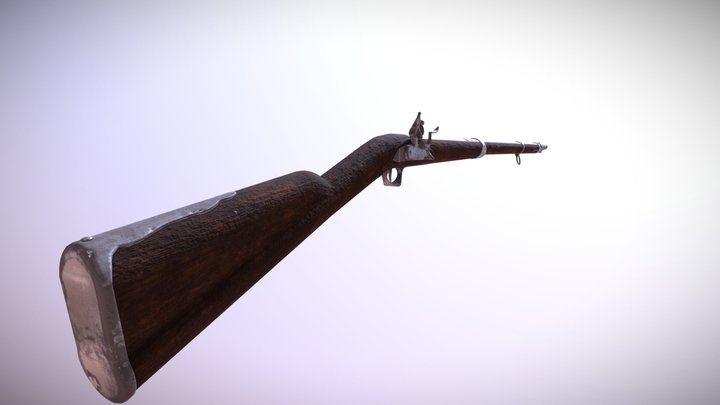 Old Rifle 3D Model