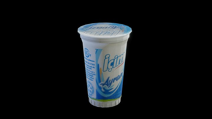Ayran Turkish Drink Game asset – Modello 3D gratuito STL