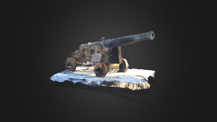 Cañón del Matancero, 1741. 3D Model