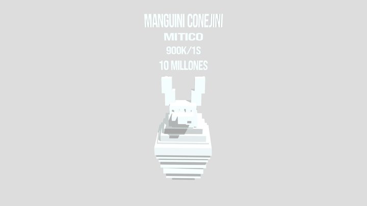 Manguini Conejini 3D Model