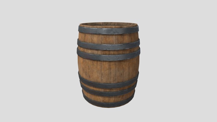 Barrel - Simple 3D Model