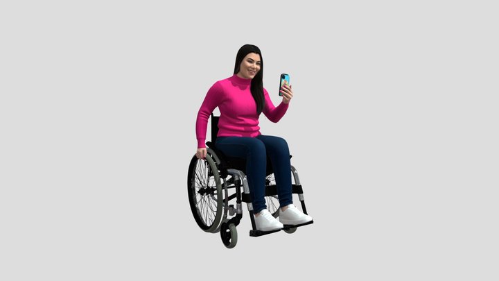Pink Sweater Selfie – Gratis 3D-model STL