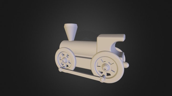 Train Engine 3D Model