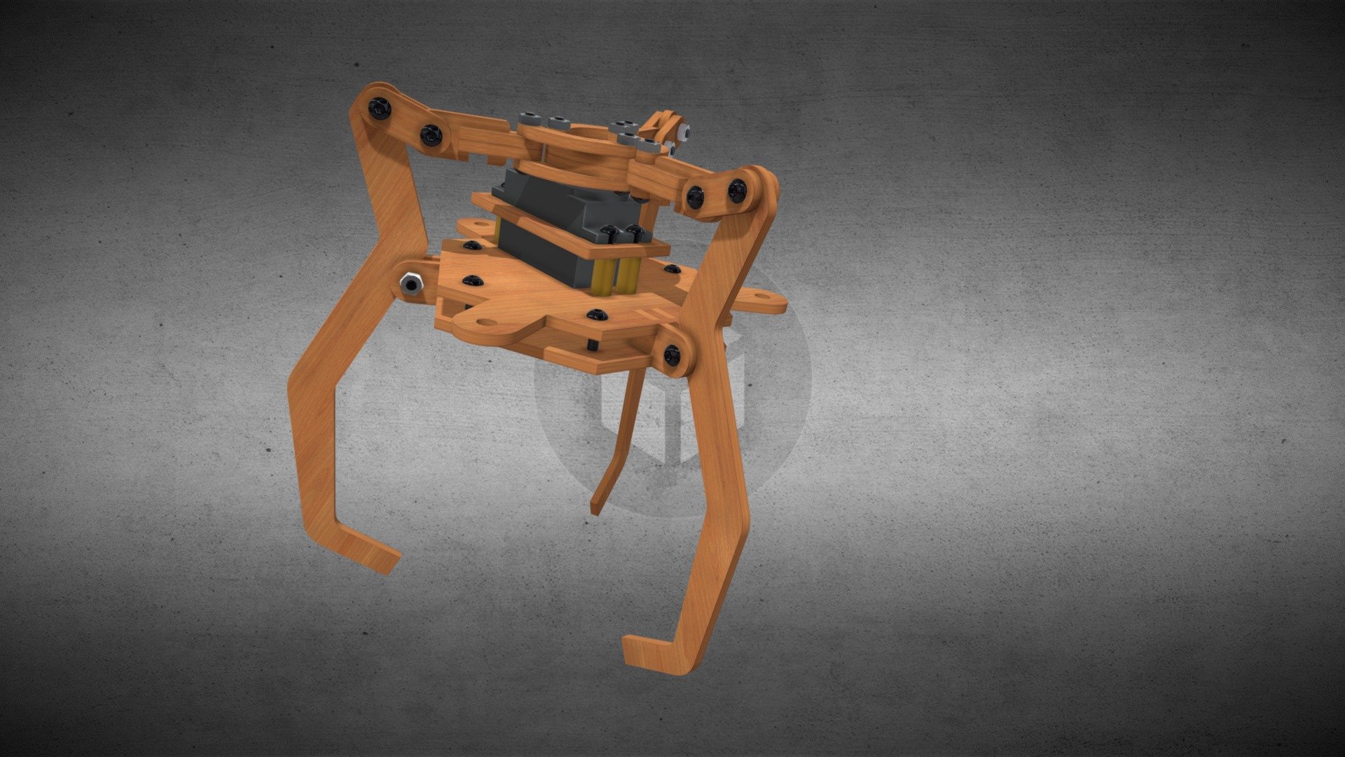 Laser-Cut Servo Picking Claw
