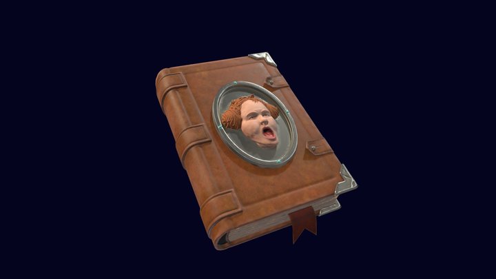 Sleepy Grimoire 3D Model