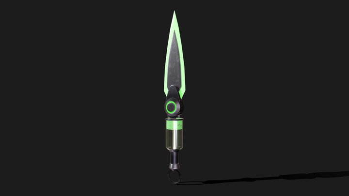 Sci Fi Kunai 3D Model
