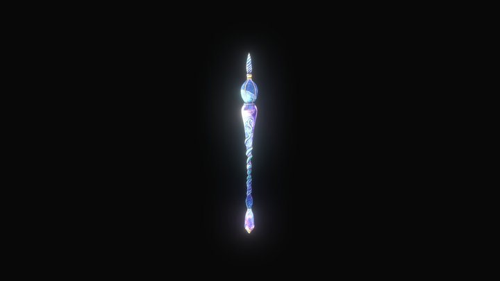Magic glass pen(R Hand): 魔法のガラスペン(右手) 3D Model