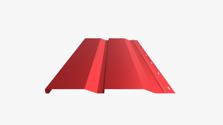 Металлосайдинг Корабельная доска от ГК СТАН 3D Model