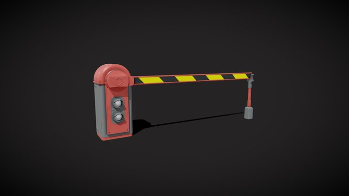 Security Barrier: Operation Black Mesa 3D Model