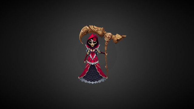 Spellbinders Mortis Day of the Dead 3D Model