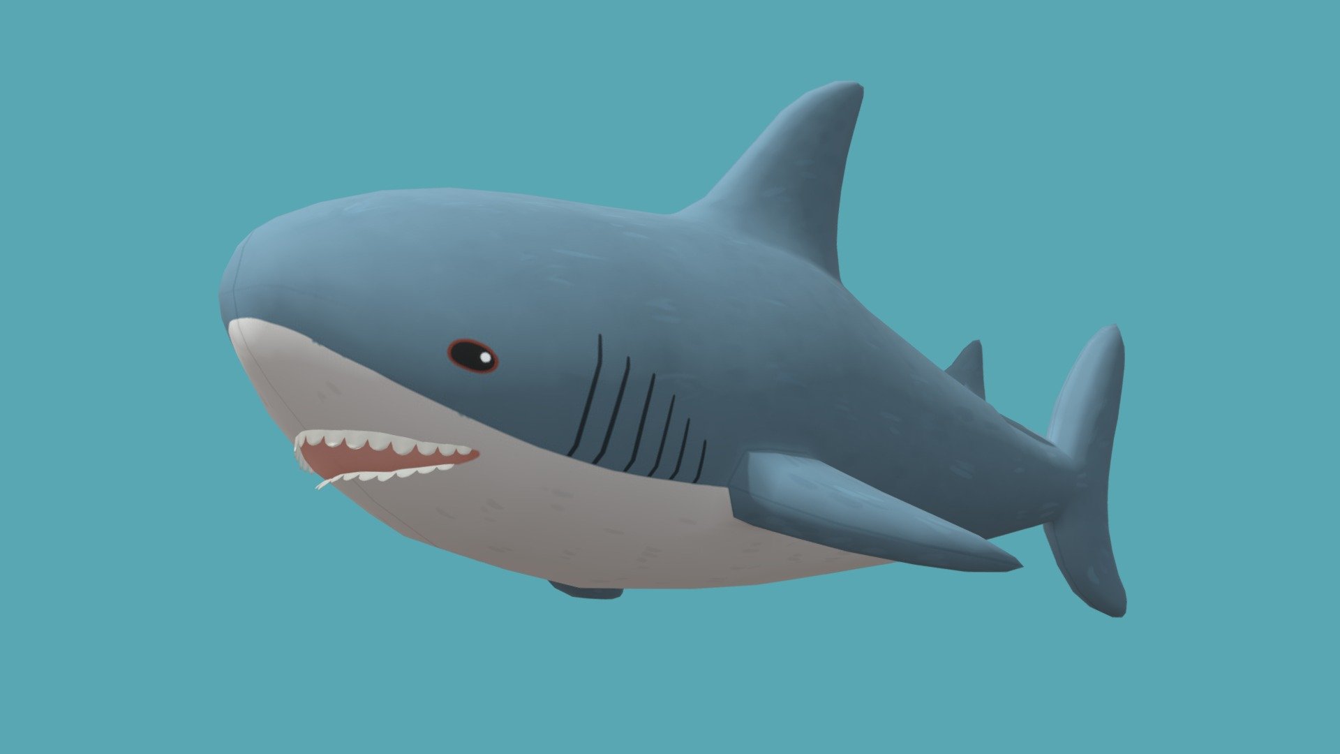 Blahaj 3d model