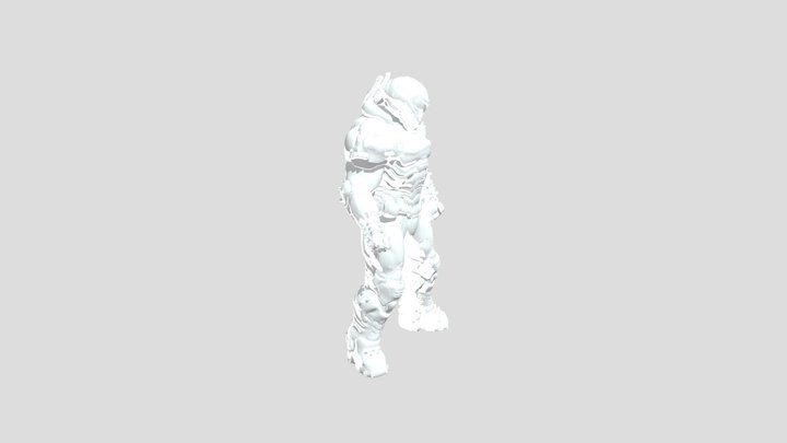 Doom-slayer-anim-2020-praetor 3D Model