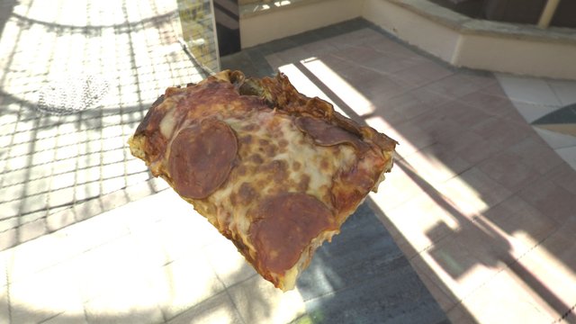 Deepdish pizza slice 3D Model