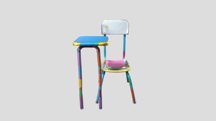 Mobiliario escolar – Modèle 3D gratuit STL