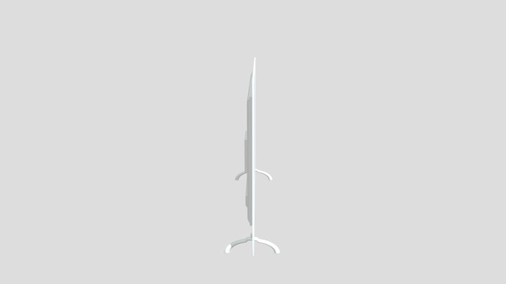 Smart LED TV 3D Model