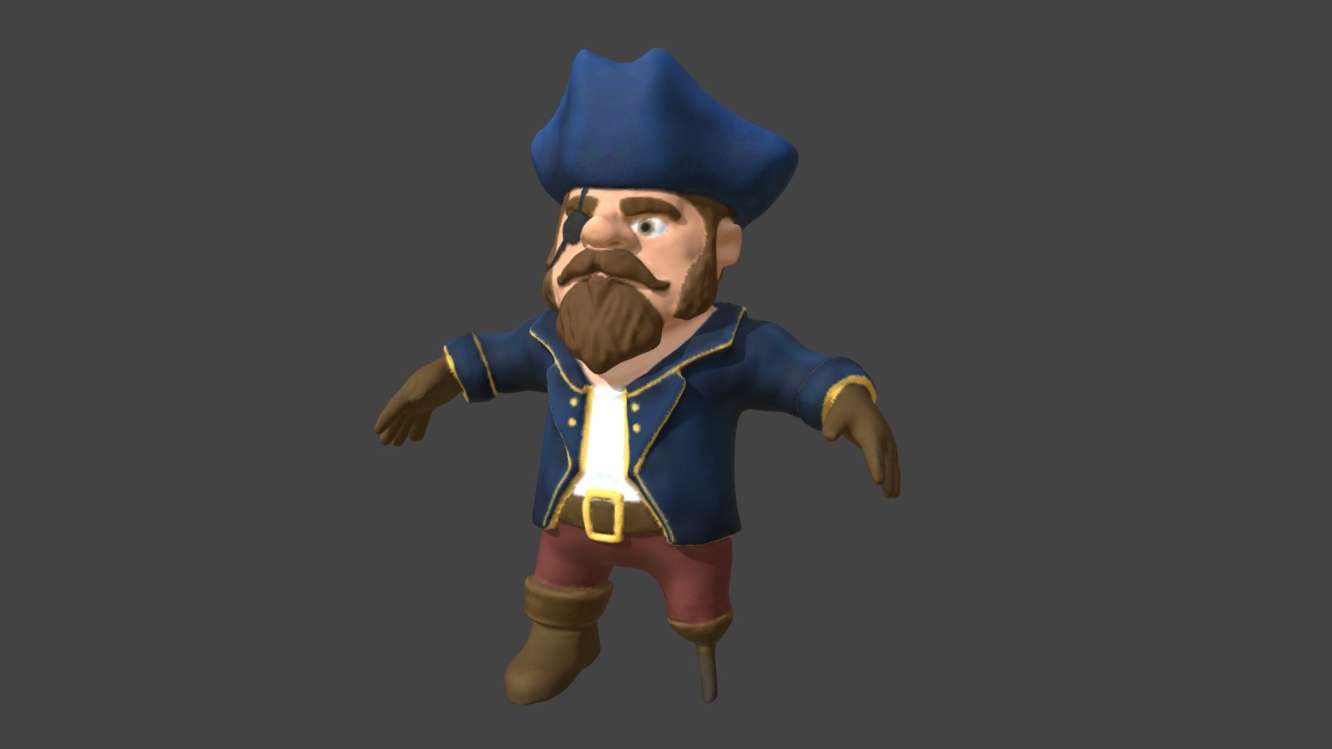 Pirate Character - 3D model by Sergiu.Matei [10a6caa] - Sketchfab