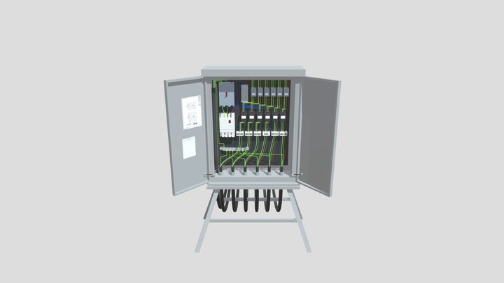 4-8-2 配电箱与开关箱 3D Model