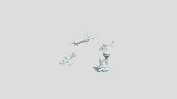 HW Bloking 3D Model