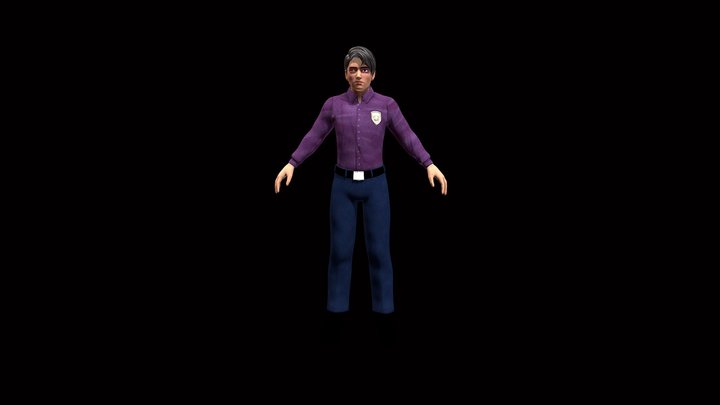 Adult Michael Afton 3D Model