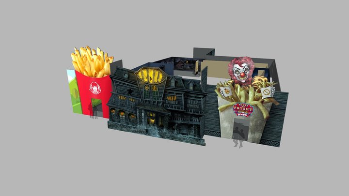 Wendy's House of Fryght 3D Model