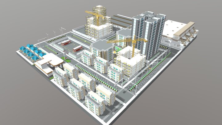 mumbai city 3D Model