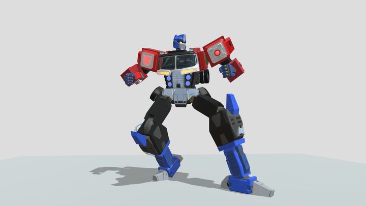 ArtStation - Transformers:prime Optimus Prime 3D model [blender TF]