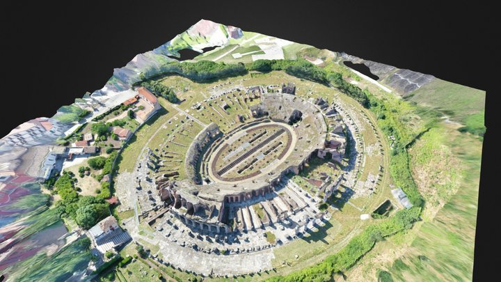 Anfiteatro Campano di Capua Antica 3D Model