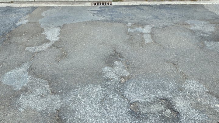 Worn out Street 3D Model