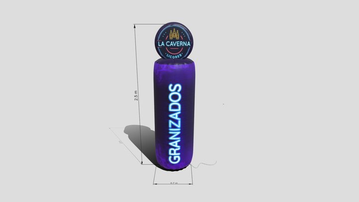 Cilindro 2.3  La caverna 3D Model