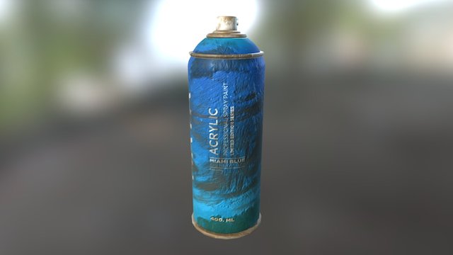 Spray Can - Textures 3D Model
