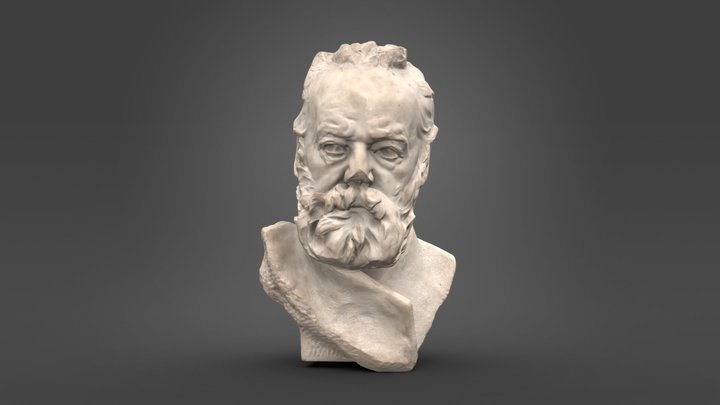 Victor Hugo's chest by Auguste Rodin – Modello 3D gratuito STL