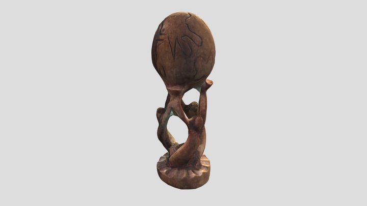 World Statue 3D Model