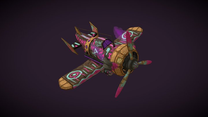 Plane Jinxed 3D Model