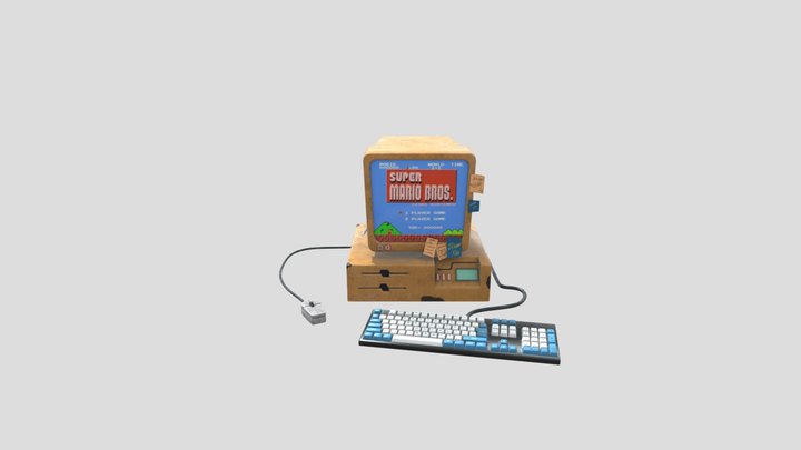 Old 1990's PC 3D Model