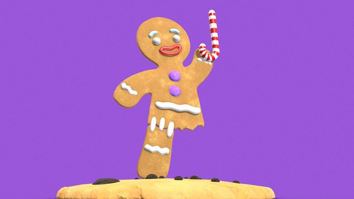 Gingy - Shrek 3D Model