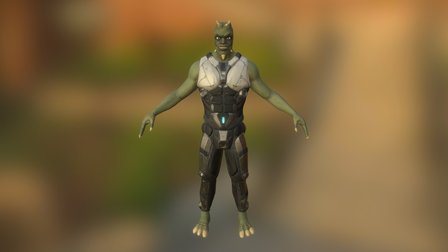 Reptile 3D Model
