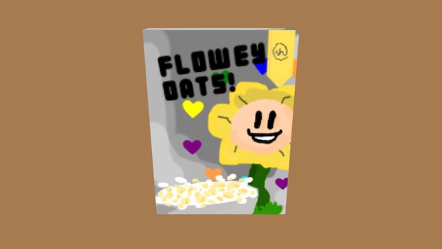 Flowey Oats Cereal 3D Model