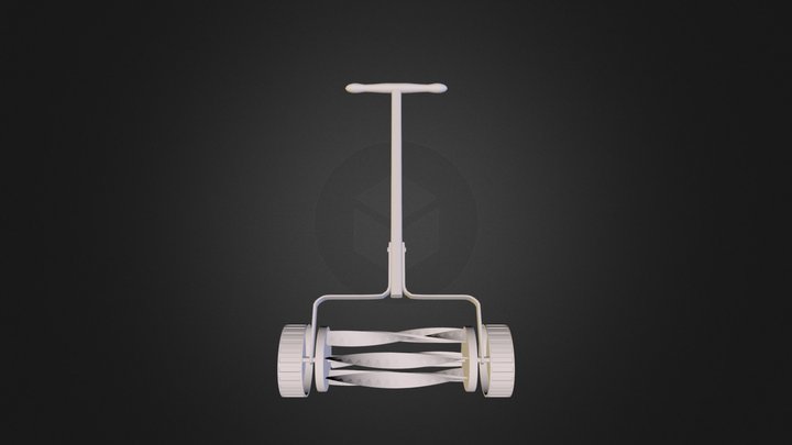 Old Lawnmower 3D Model