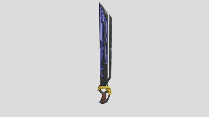 LowPoly Sword 3D Model