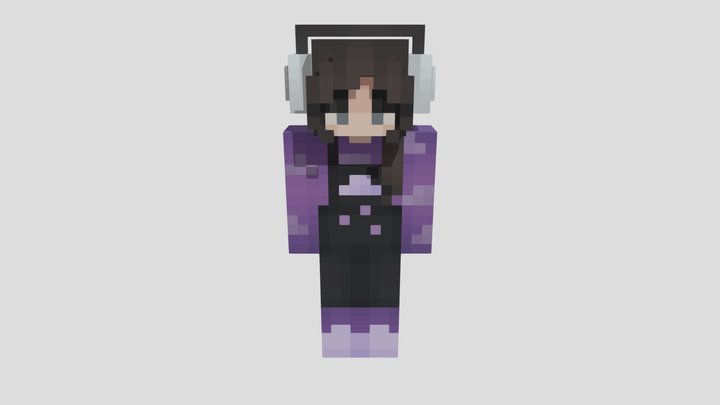 Minecraft Earmuffs 3D Model