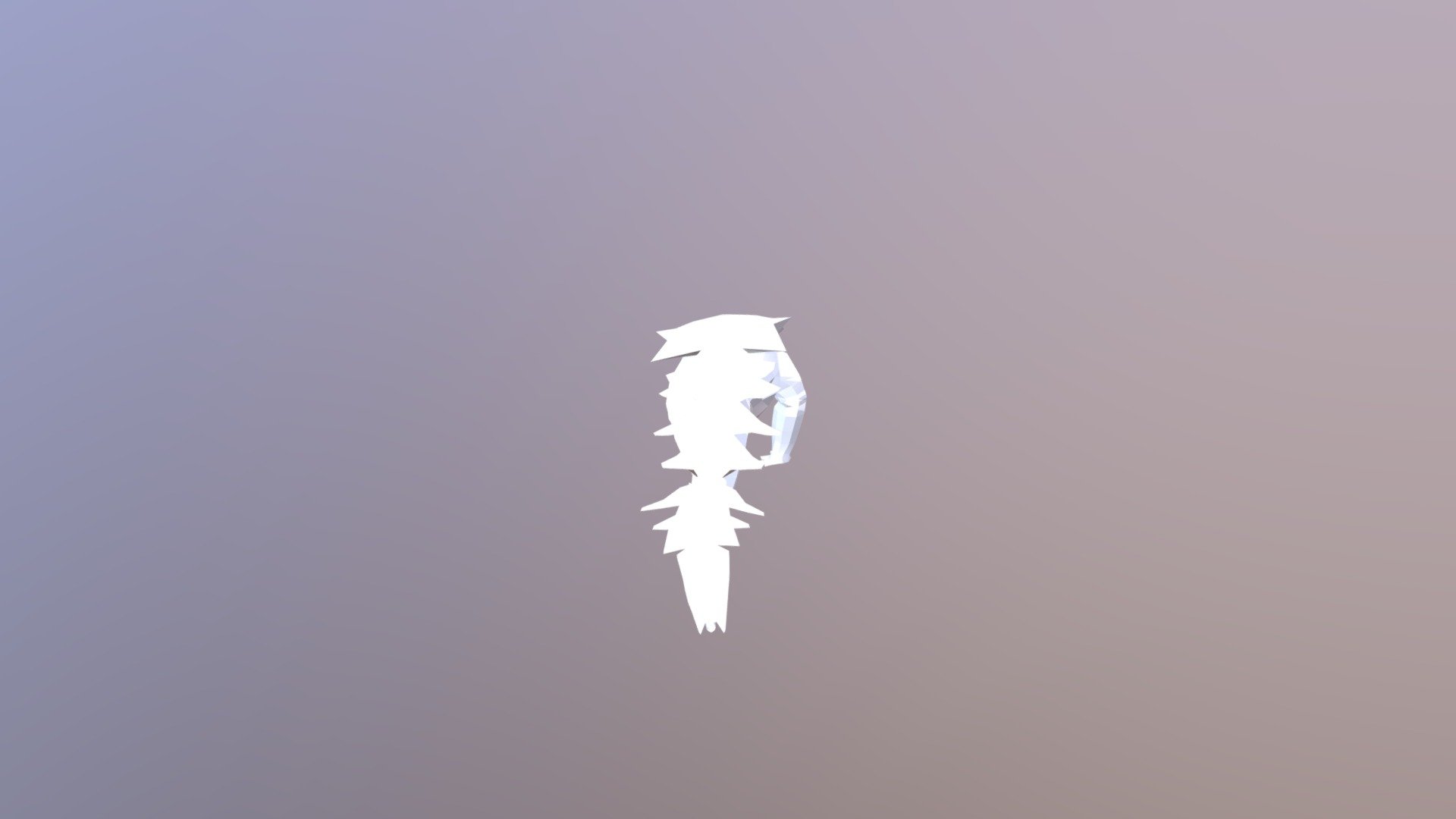 Low Poly Bipedel