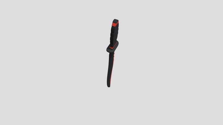 red knife, discord: Fuxion, roblox spahdermen123 3D Model
