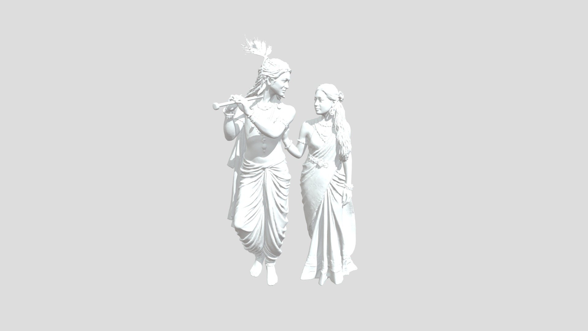 Radha Krishna 3d Photo
