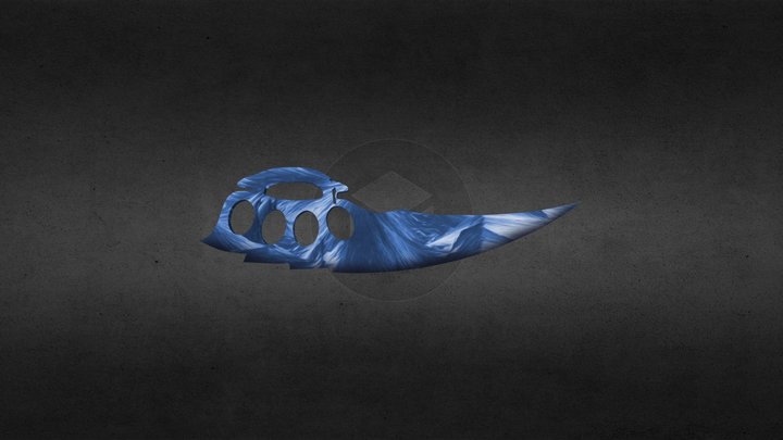 Knuckle Knife - Arctica 3D Model