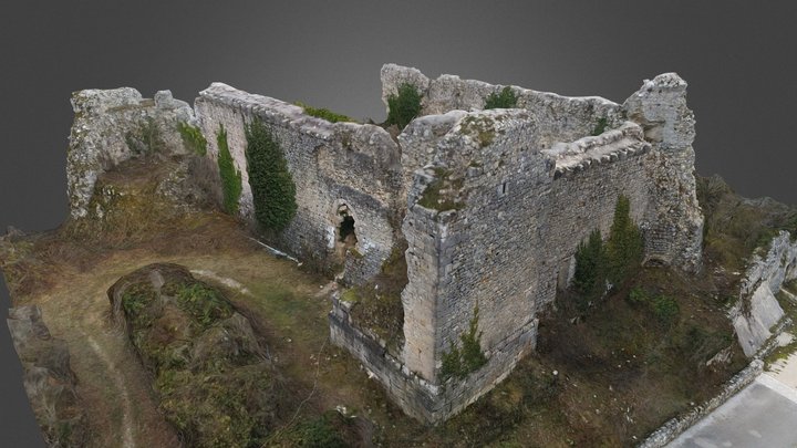 Castello Orsini - Massa D' Albe 3D Model