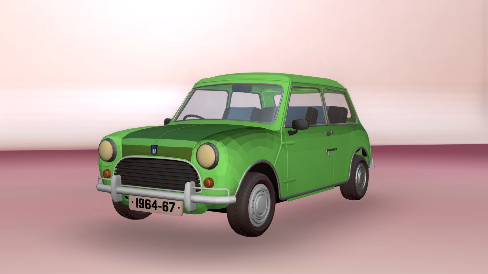 Mr. Bean Mini Cooper - 3D model by Sajin JS (@SajinJS) [10b6503 ...